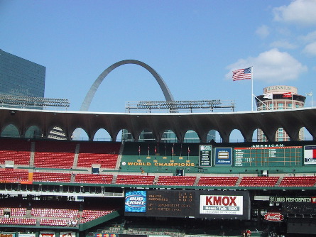 The Arch from the Stadium