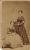 Clarissa Fulton, age 18, seated.  I don't know who the other person is.