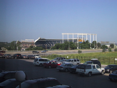 View from our hotel room in KC