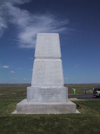 Little Bighorn monument