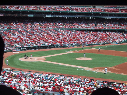 View from our seats, Busch Stadium