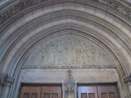 Detail of Chicago church