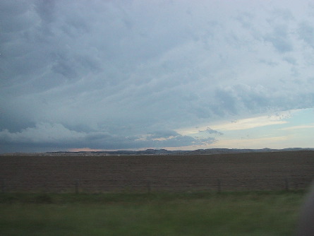 Thunderstorm rolling in