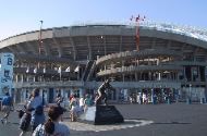 Entering Kauffman Stadium, KC