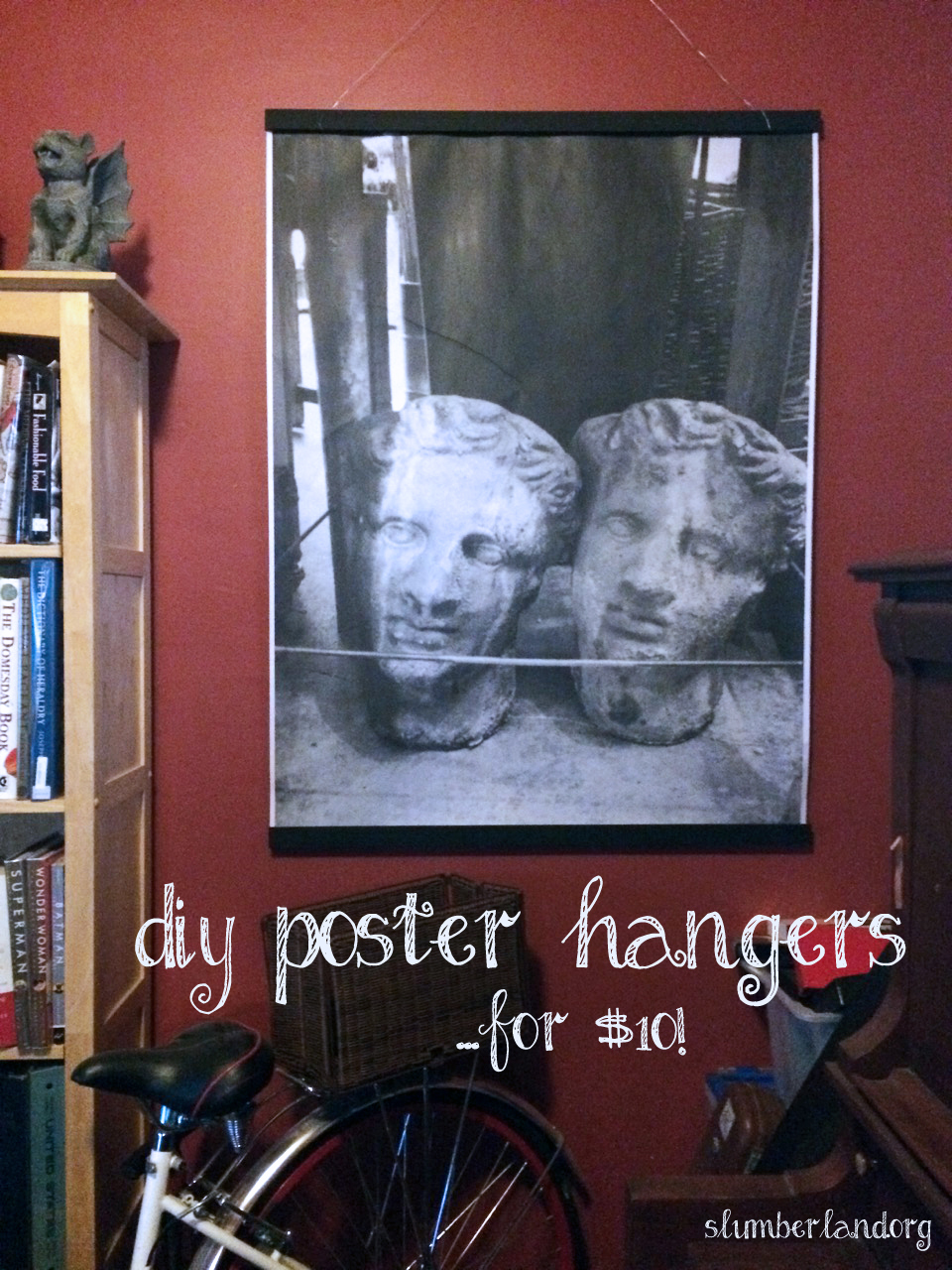 How to Hang Up Unframed Posters: 5 Inexpensive DIYs